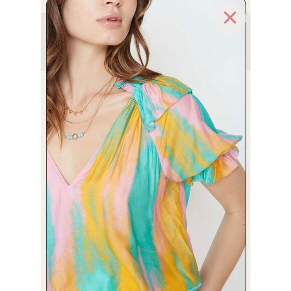 CABALLERO FINCH TOP FLOWER IKAT SIZE M Silk blend - Picture 2 of 9